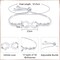 Mothers Day Gifts - Gifts for Mom Silver Bracelets for Mothers day Birthday Thanksgiving Gifts from Son Daughters